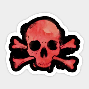 Skull and Crossbones Sticker